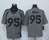 Nike Limited Denver Broncos #95 Wolfe Gray Men's Stitched Gridiron Gray Jersey,baseball caps,new era cap wholesale,wholesale hats